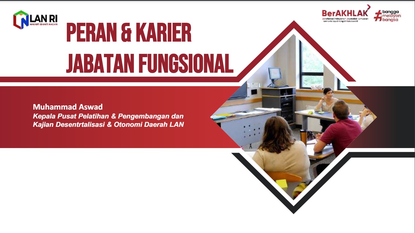 PERAN & KARIER JABATAN FUNGSIONAL